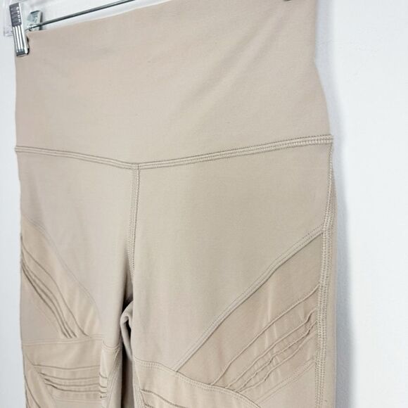 ALO YOGA | Tan Moto High Rise Full Length Leggings Women’s Size Small - Picture 6 of 16